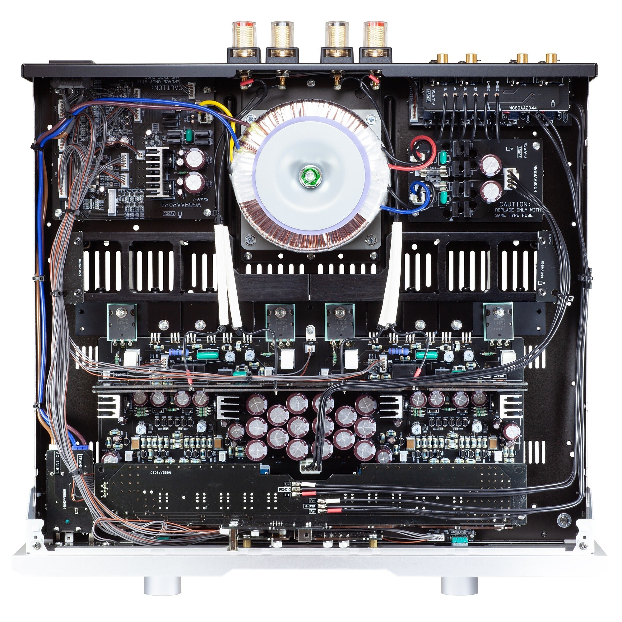 Soulnote A-1 ver.2 integrated amplifier, top view