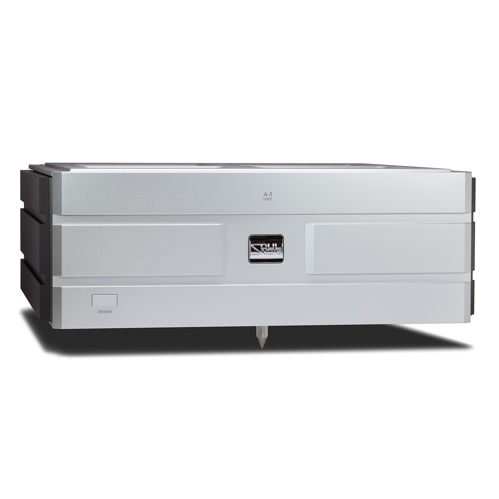 Soulnote A-3 Core stereo power amplifier, front left angle view