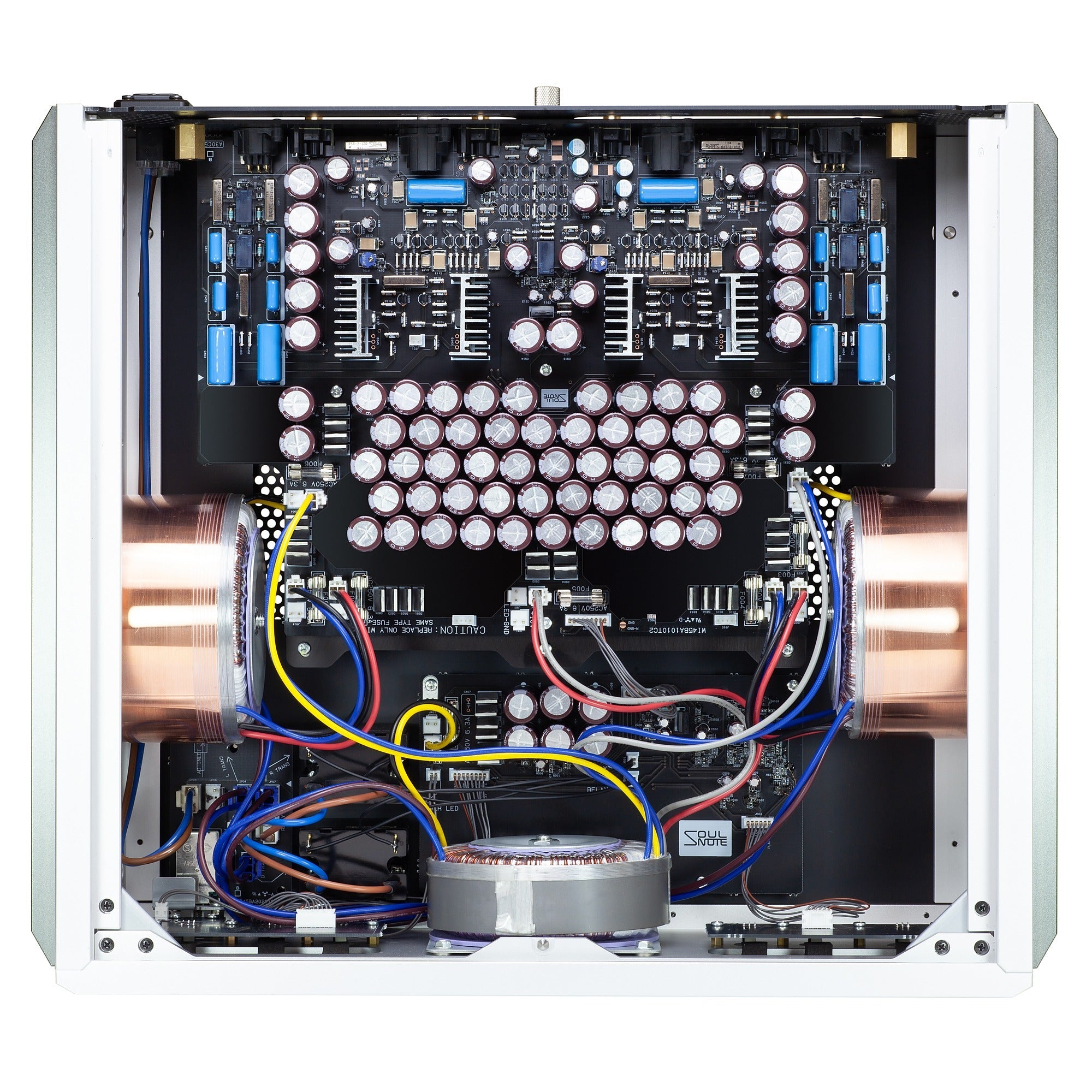 Soulnote E-3 phono equalizer, top view