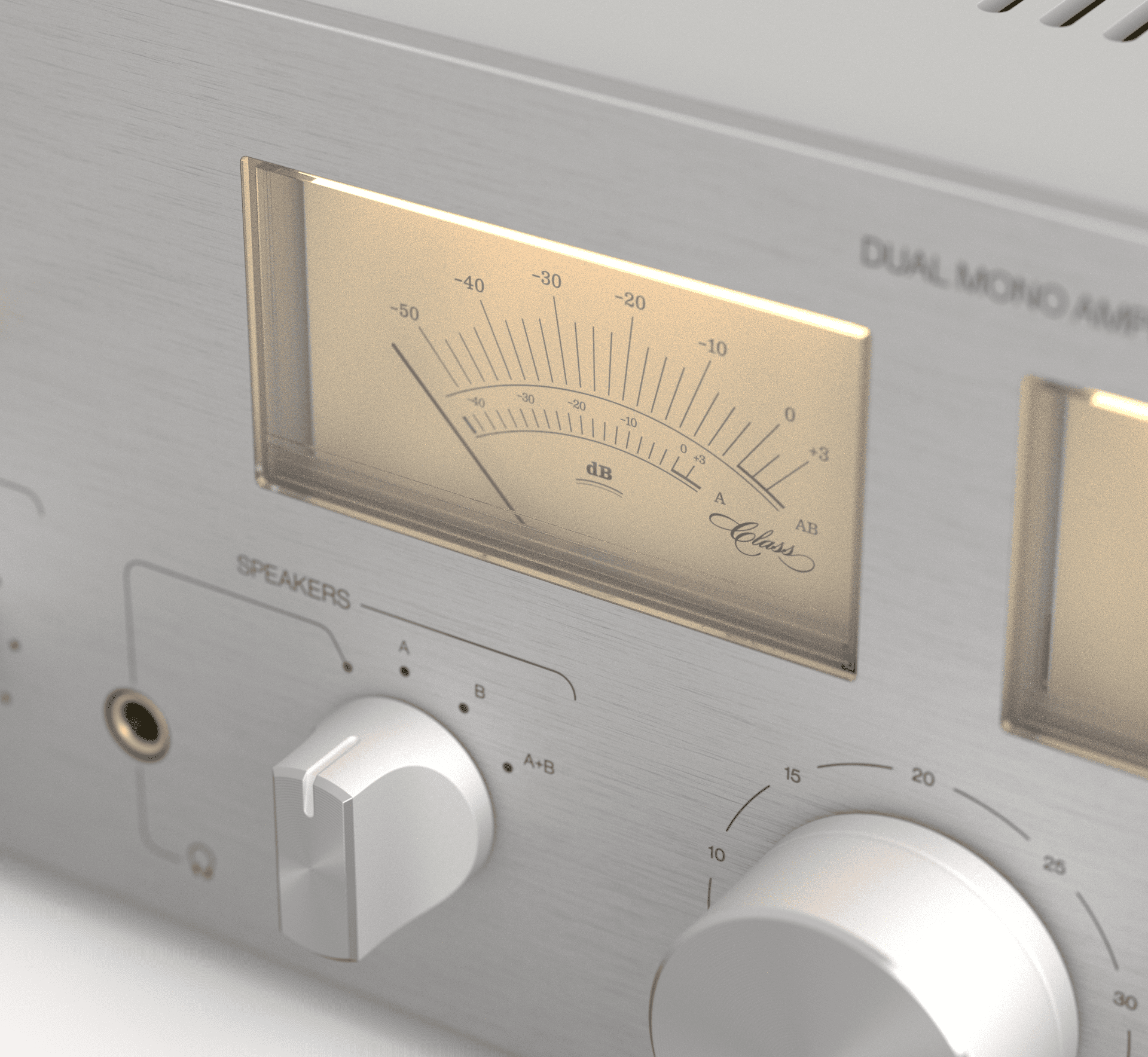 Unitra WSH-805 integrated amplifier in silver