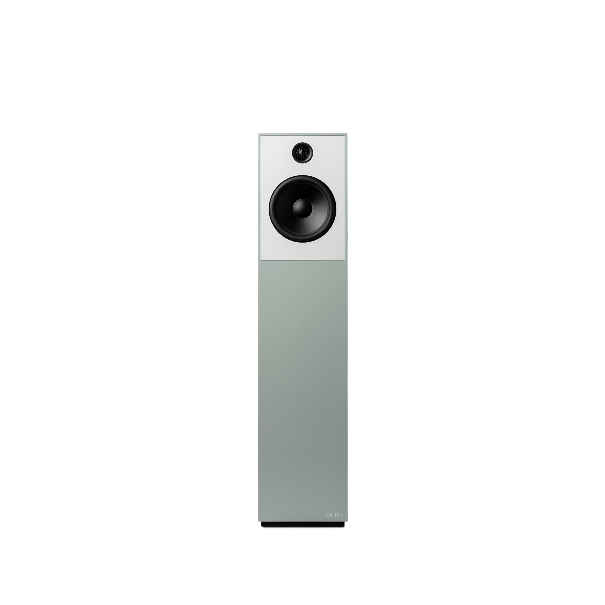 Guru 28 floorstanding tower speaker in fog colour