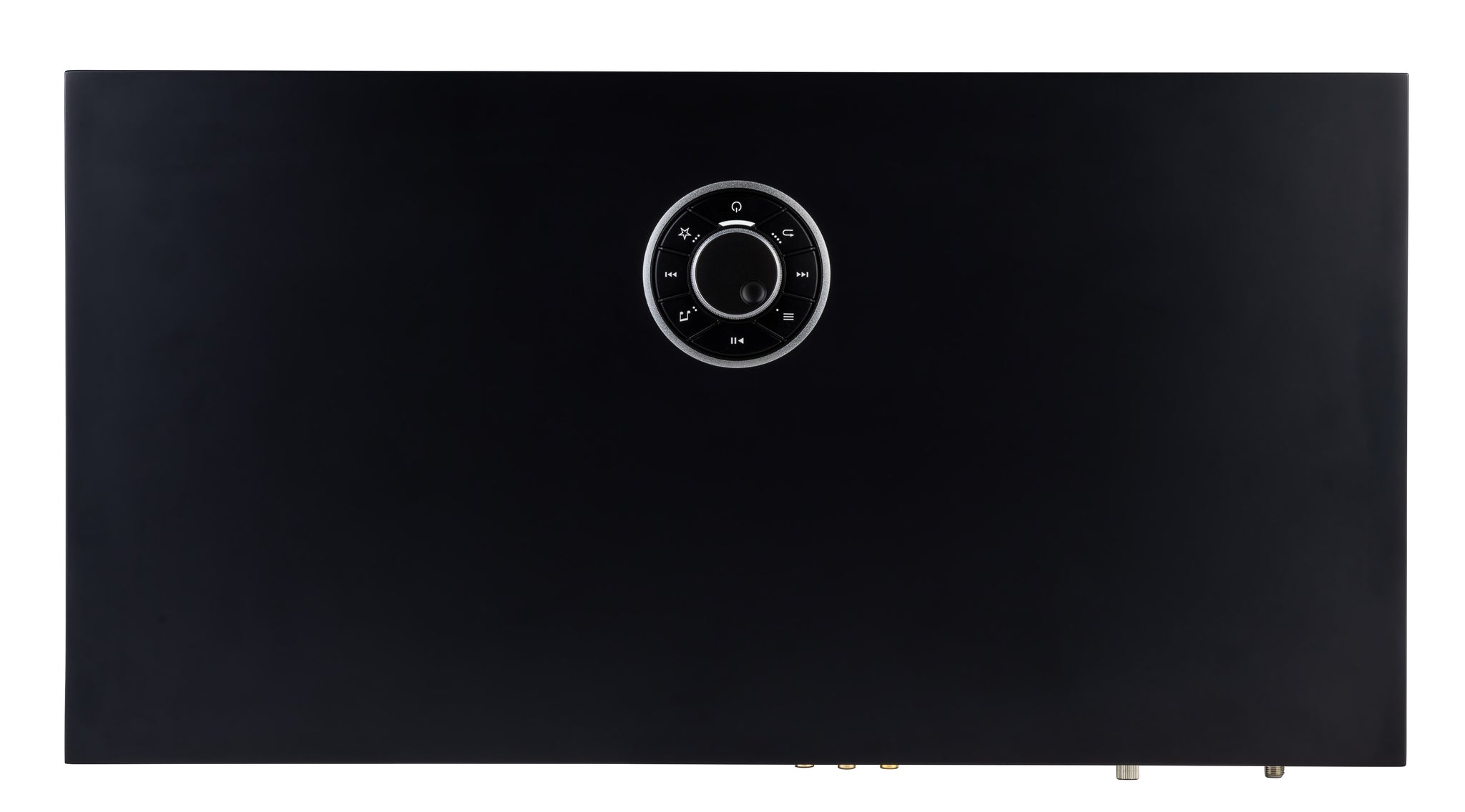 Ruark R410 all-in-one music system, top view showing controls