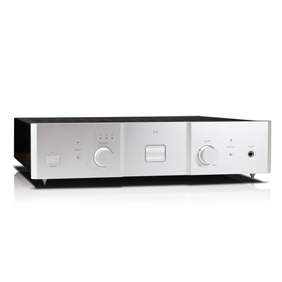 Soulnote A-0 ver.2 integrated amplifier, front right angle view