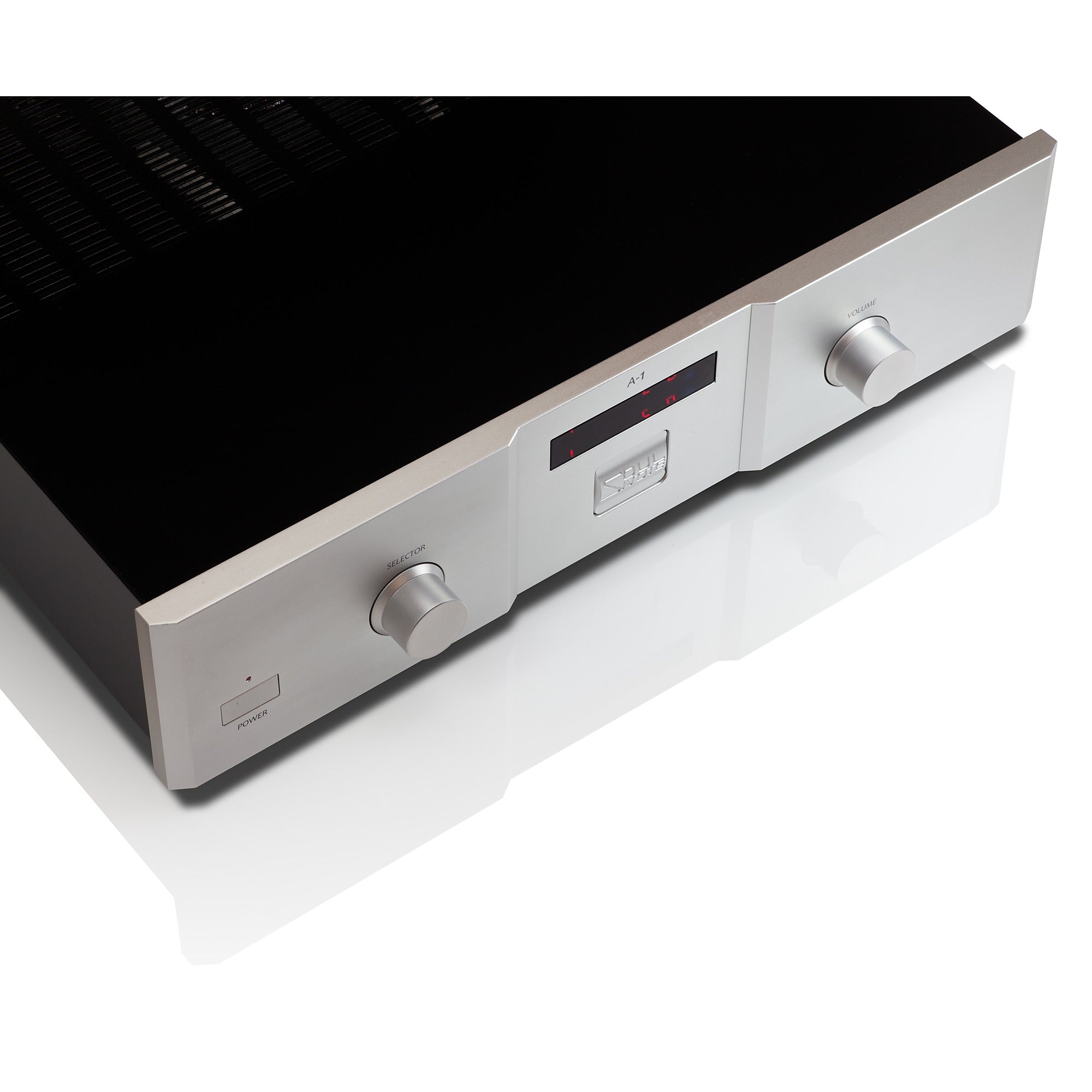 Soulnote A-1 ver.2 integrated amplifier, high angle view