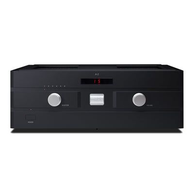 Soulnote A-2 ver.2 integrated amplifier, black, front view