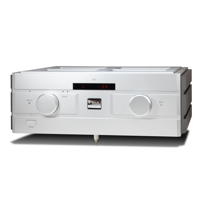 Soulnote A3 integrated amplifier, front right angle view
