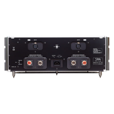 Soulnote A-3 Core stereo power amplifier, rear panel