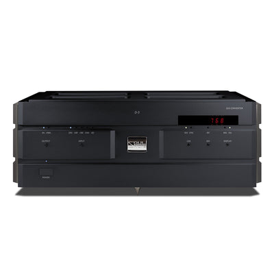 Soulnote D-3 reference D/A converter, black, front view