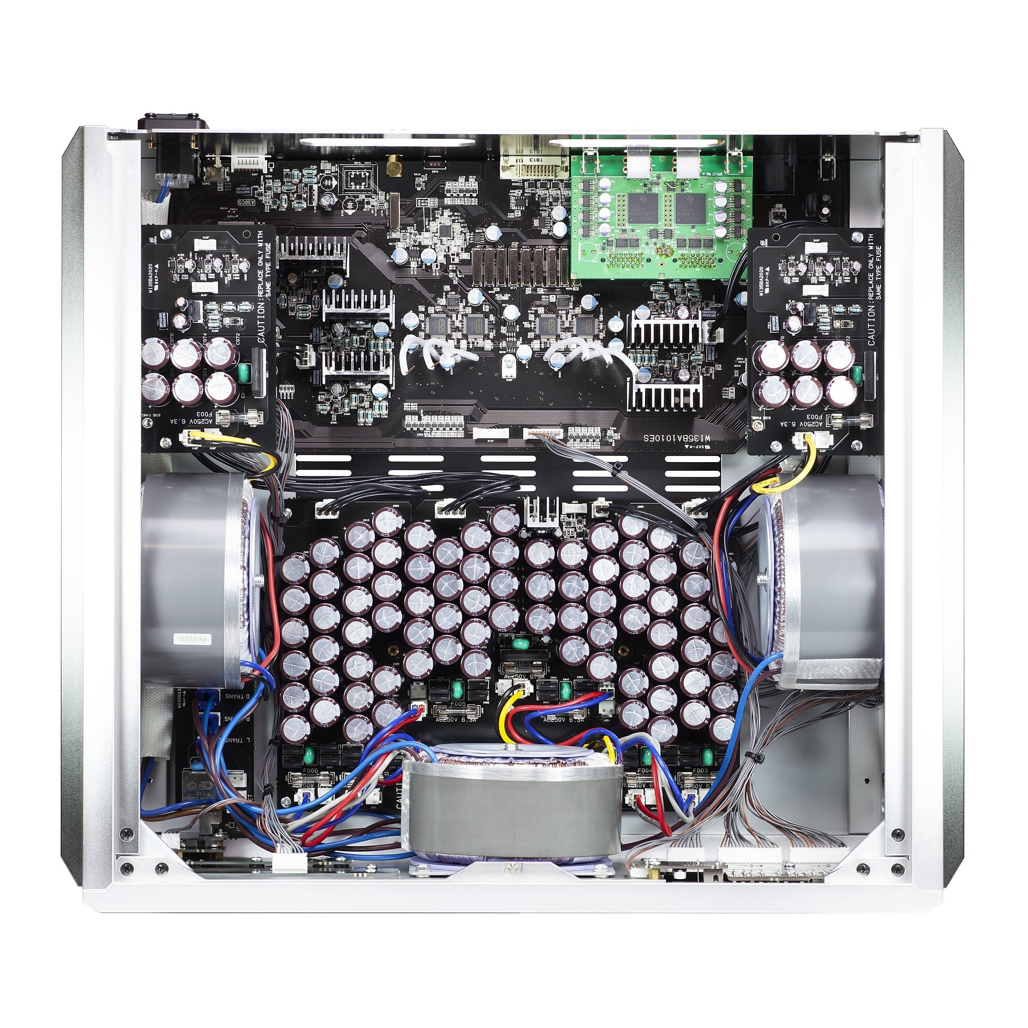 Soulnote D-3 reference D/A converter, internal view, lower level