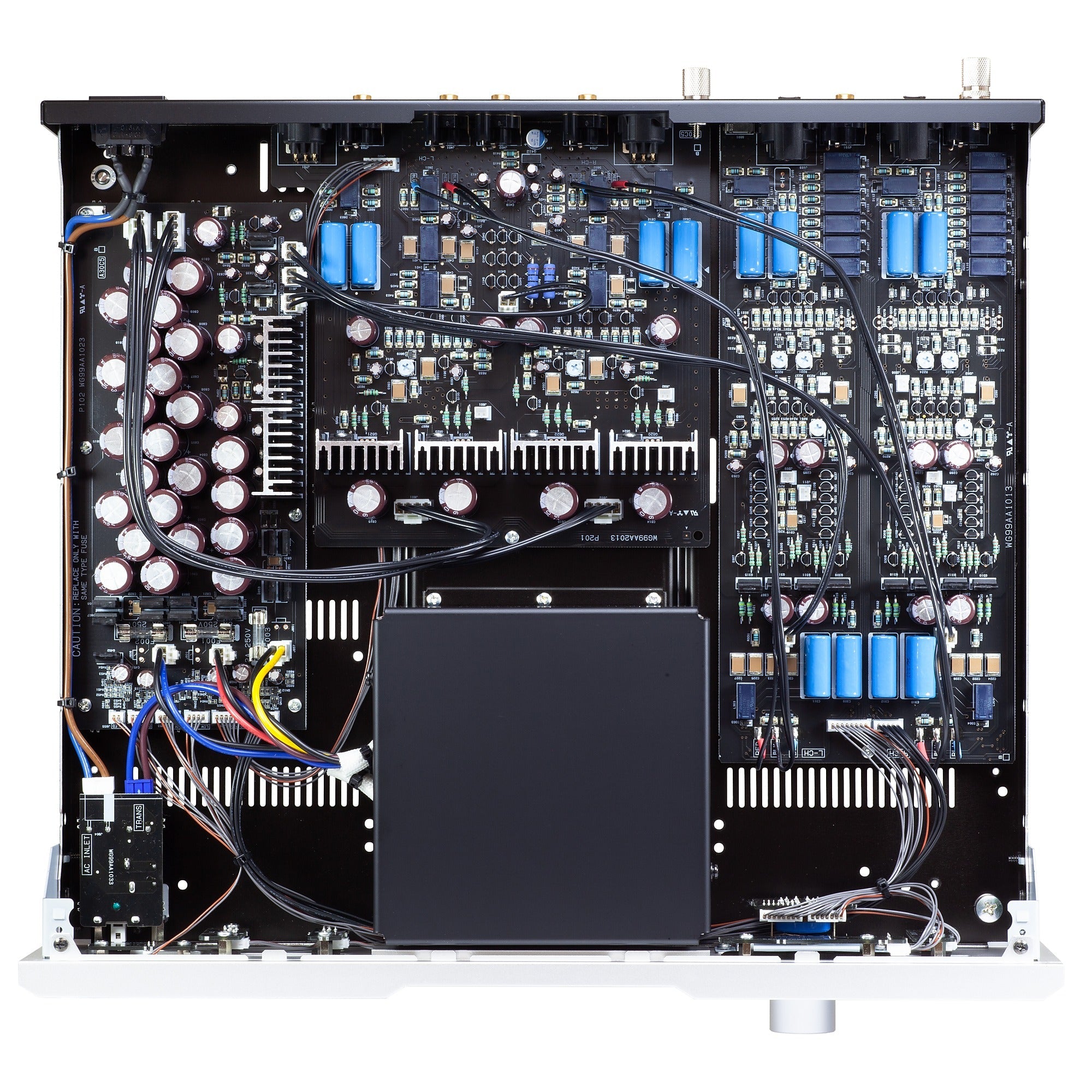 Soulnote E-1 ver.2 phono equalizer, top view