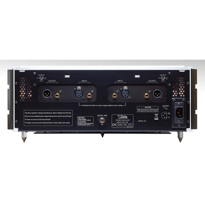 Soulnote E-3 phono equalizer, rear panel