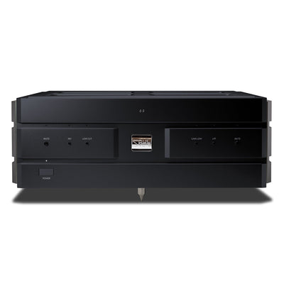 Soulnote E-3 phono equalizer, black, front view
