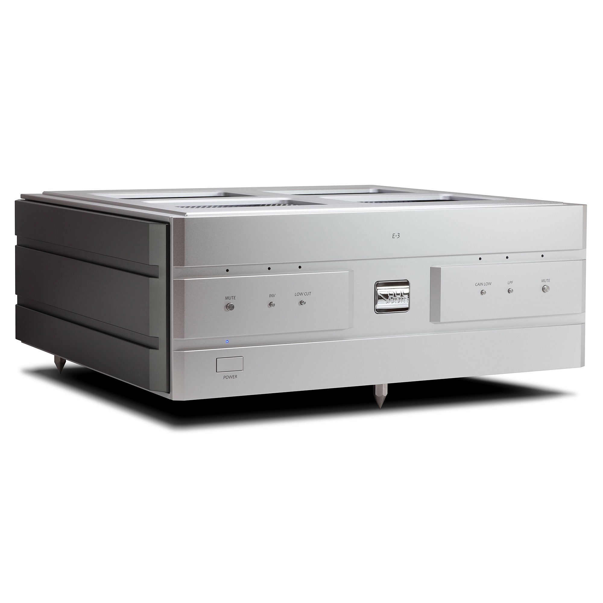 Soulnote E-3 phono equalizer, front left angle view