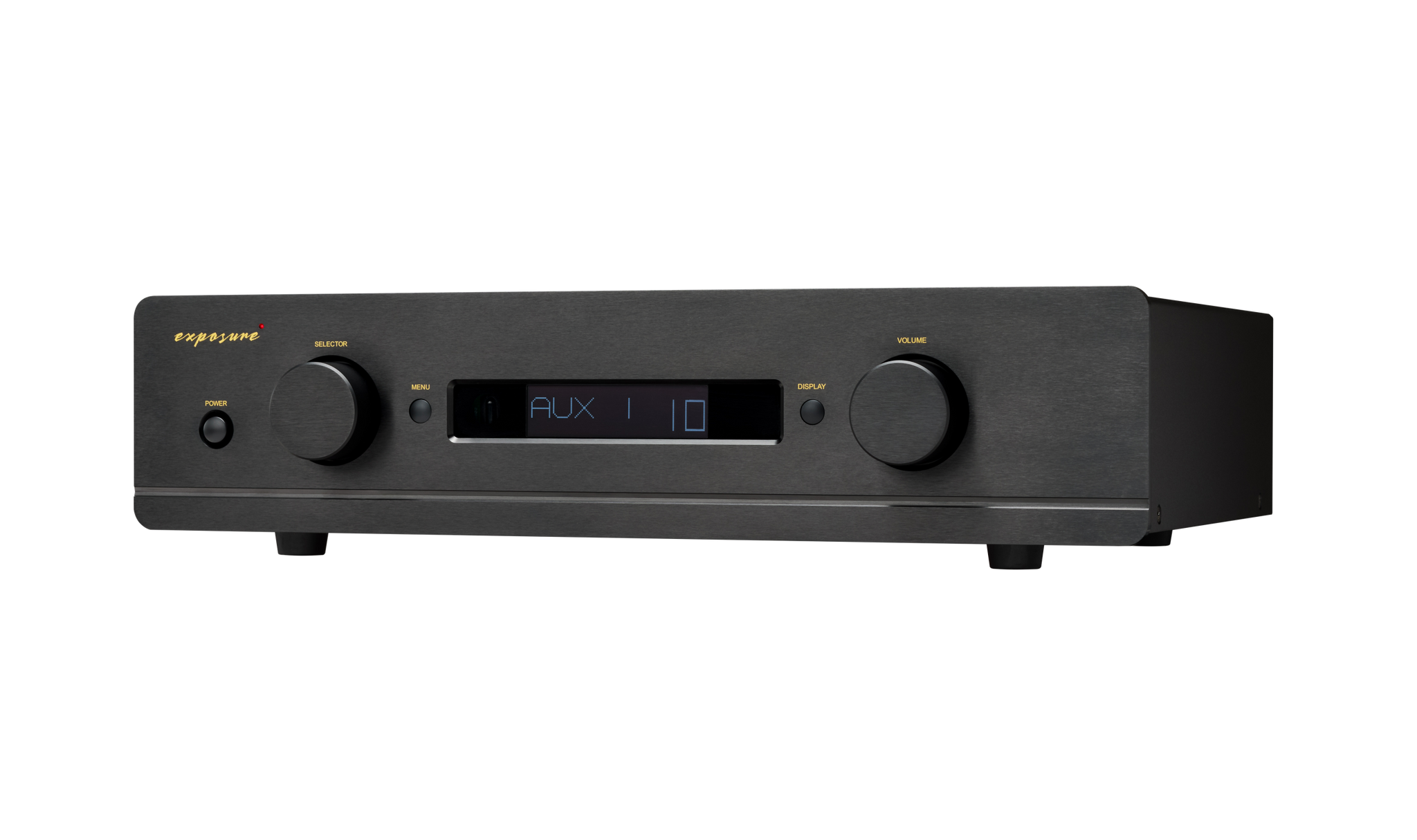 Exposure 5510 integrated amplifier front view, elegant design