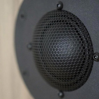 The tweeter of an Ophidian Incanto tower speaker.