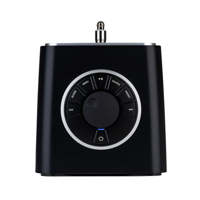 Ruark R1S smart radio in charcoal, top view