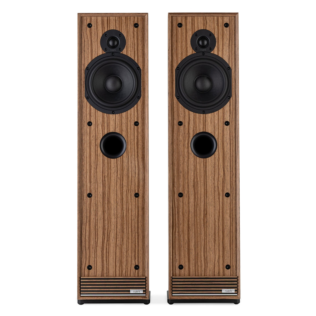 Ruark Talisman-R floorstanding speakers in walnut finish