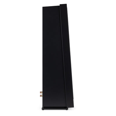 Ruark Talisman-R floorstanding speakers in black, side profile