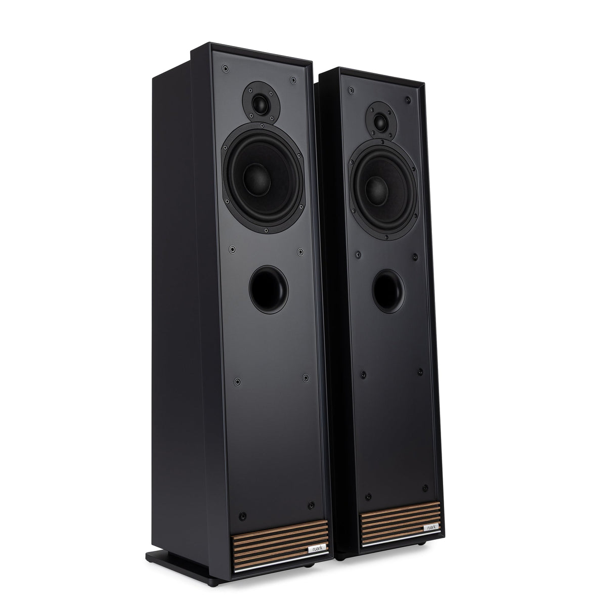 Ruark Talisman-R floorstanding speakers in black no grills