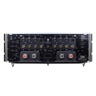 Soulnote A3 integrated amplifier, rear panel