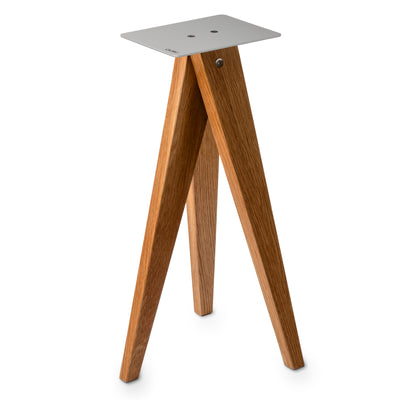 Guru Standpoint Tripod speaker stands in Solid Oak