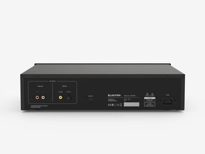 Unitra CSH-801 CD player in silver on a white background