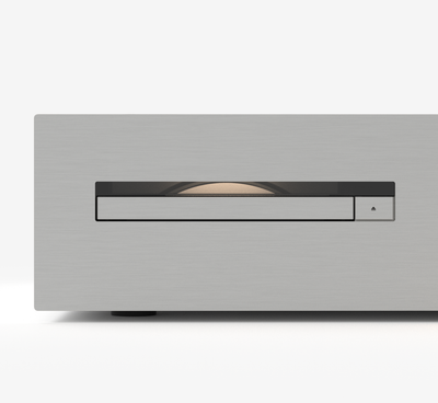 Unitra CSH-801 CD player in silver on a white background