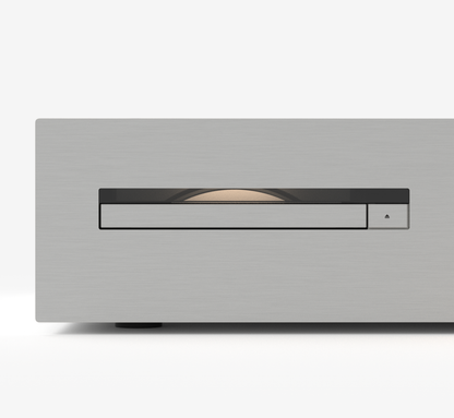 Unitra CSH-801 CD player in silver on a white background