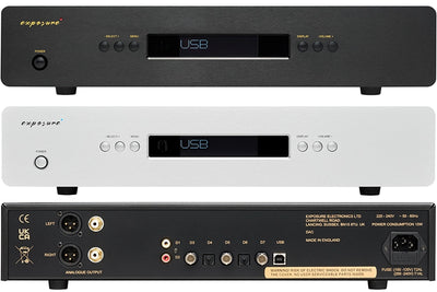 Exposure DAC in silver and black